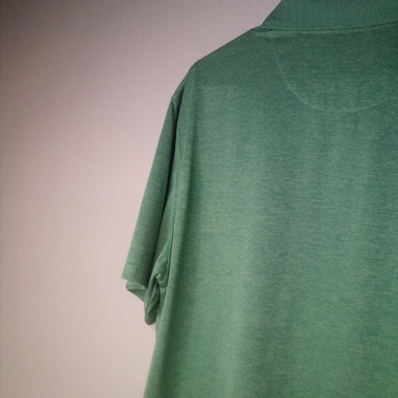 Saddlebred Polo Shirt Men L Short Sleeve Golf Green - Picture 10 of 12